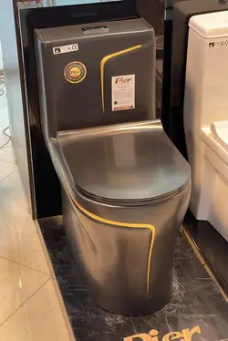 توالت فرنگی pier مدل 1301 مشکی