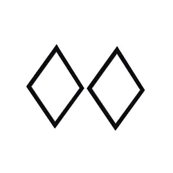 گوشواره دخترانه مدل لوزی