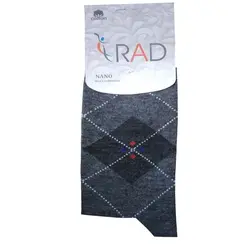 جوراب مردانه مدل نانو پنبه اعلا رنگ طوسی