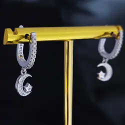 نیم ست نقره طرح ماه و ستاره آبکاری رادیوم کد 56