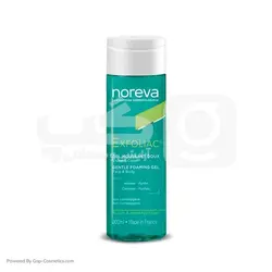 خرید و قیمت ژل شستشو و لایه بردار صورت ضد جوش و ضد لک اکسفولیاک نوروا EXFOLIAC NOREVA مناسب پوست چرب و مستعد جوش و لک و عیوب حجم 200 میلی لیتر | گپ