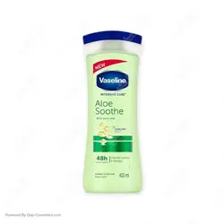 خرید و قیمت لوسیون بدن وازلین VASELINE مدل ALOE SOOTHE مناسب انواع پوست حجم 400 میلی لیتر | گپ