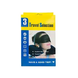 بالش بادی مدل travel selection به همراه چشم بند