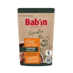 پوچ گربه بالغ طعم مرغ برند Babin بابین 80 گرمی