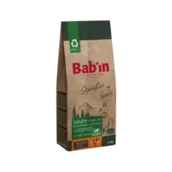 غذای خشک بدون غلات گربه بالغ adult GF برند Babin بابین طعم مرغ 6 کیلویی