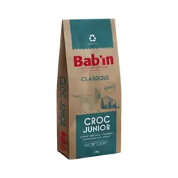 غذای خشک توله سگ مدل Croc junior برند Babin بابین 3 کیلویی