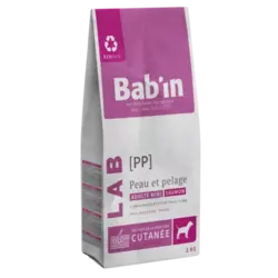 غذای خشک درمانی سگ بالغ با حساسیت پوستی طعم ماهی برند Babin بابین 2 کیلویی