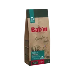 غذای خشک گربه بالغ عقیم شده canard طعم اردک برند Babin بابین 6 کیلویی