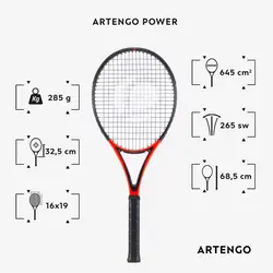 راکت تنیس بزرگسال ARTENGO - وزن 285 گرم - مدل TR990 Power