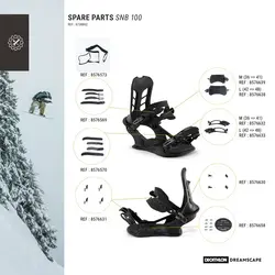 بست اسنوبورد مردانه DREAMSCAPE مدل SNB 100