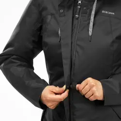 کاپشن ضد آب زنانه مخصوص طبیعتگردی / کاپشن زمستانی - مشکی - SH500 -10°C