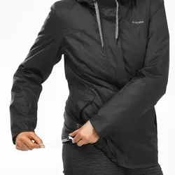 کاپشن ضد آب زنانه مخصوص طبیعتگردی / کاپشن زمستانی - مشکی - SH500 -10°C