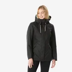 کاپشن ضد آب زنانه مخصوص طبیعتگردی / کاپشن زمستانی - مشکی - SH500 -10°C