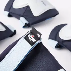 ست محافظت 3x2 برای اسکیت برد/اسکیت/اسکوتر کودک OXELO مدل PLAY - آبی