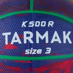 توپ بسکتبال بچگانه - سایز ۳ - رنگ آبی و قرمز - مدل K500