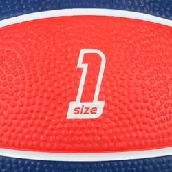 توپ بسکتبال مینی بچه‌گانه - آبی و نارنجی - سایز ۱ - مدل K100