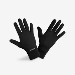 دستکش ورزشی لمسی مشکی Kiprun Warm100 V2 برای دویدن