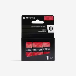 روکش راکت تنیس - قرمز - ۳ عدد - TACKY