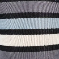 جوراب سوارکاری بزرگسال FOUGANZA - مشکی / سفید / خاکستری راه‌دار - مدل 100