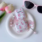 کاور ایرپاد پروانه صورتی همراه با آویز