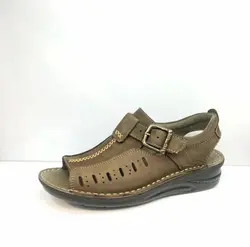 صندل چرم کد 1302 - کفش دریک