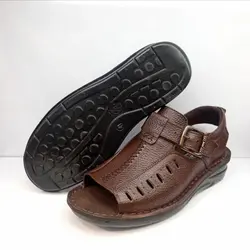 صندل چرم کد 1302 - کفش دریک