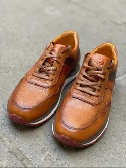 کفش چرم اسپرت کد 1019 - کفش دریک