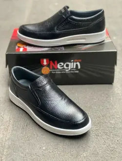 کفش چرم اسپورت کد 1018 - کفش دریک