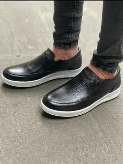 کفش چرم اسپورت کد 1018 - کفش دریک