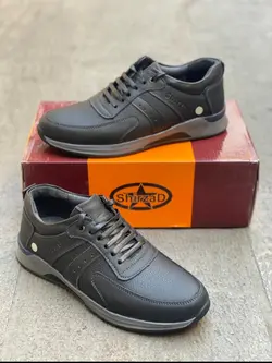 کفش مردانه چرم اسپورت کد 1002 - کفش دریک