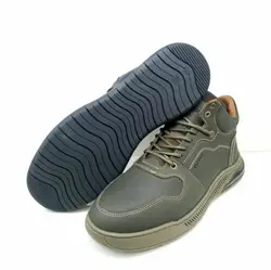 نیم بوت چرم مردانه کد 1505 - کفش دریک