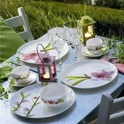 سرویس ۲۶ پارچه آرکوپال لومینارک فرانسه طرح واتر کالر