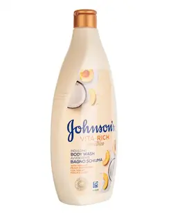 شامپو بدن عصاره هلو و نارگیل جانسون 750ml