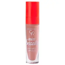 قیمت و خرید رژ لب مایع استی مات میس بیوتی گلدن رز - 01 - Blush Nude - MH4