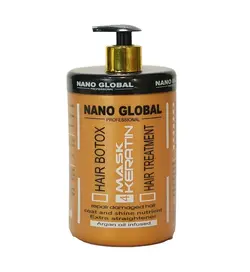 قیمت و خرید ماسک مو فاقد سولفات حجم 1000میلی لیتر نانو گلوبال ( نیاز به شستشو ) - MH4