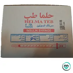 سرنگ انسولین لوئراسلیپ حلما - گیج 29(G29) - پردیس درمان