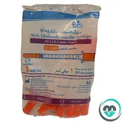 سرنگ انسولین یک سی سی آوا - گیج 30 - پردیس درمان