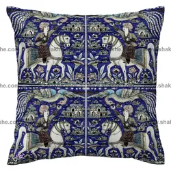 کوسن کاشی سیمرغ