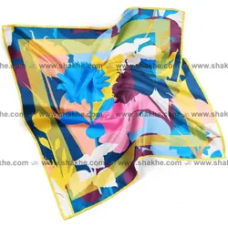 روسری نخی سایه گل رنگی