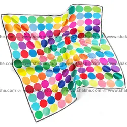 روسری نخی توپ توپ رنگی