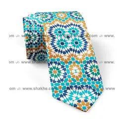 کراوات مراکشی فیروزه ای