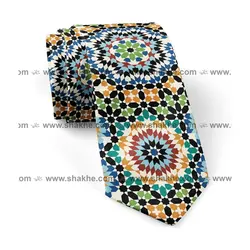 کراوات مراکش کرمی چند رنگ