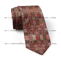 کراوات سنتی طرح فرش خشتی