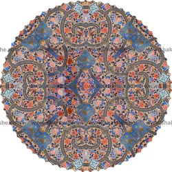 رومیزی مخمل گرد بهار