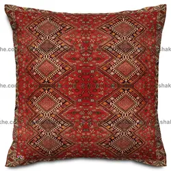 کوسن طرح جاجیم سرخ