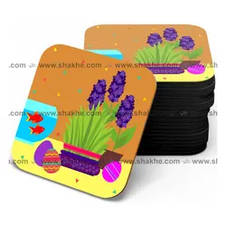 زیر لیوانی چوبی MDF نوروز هفت سین