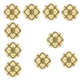 دکمه مدل Y1734 بسته 10 عددی