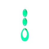 پولک مدل گوشواره ای PB30 وزن 20 گرم