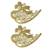 گل سینه زنانه مدل Y1531 بسته 2 عددی