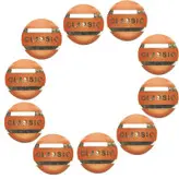 دکمه مدل Y1484 بسته 10 عددی